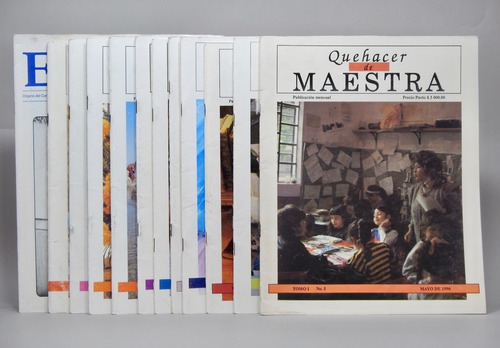 12 Revistas Qué Hacer De Maestra Magisterio 1993 Ag4