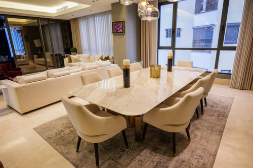 For Rent Apartamento De Lujo Amueblado Av. Anacaona Frente Al Mirador Sur 415m2 Con 4 Parqueos