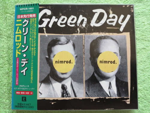 Eam Cd Green Day Nimrod 1997 Quinto Album Edicion Japonesa