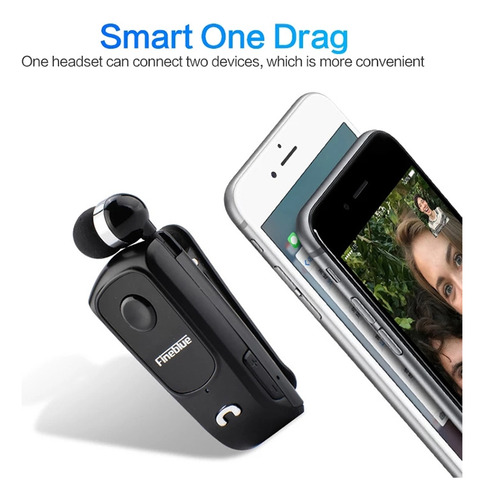 Auriculares Bluetooth Lavalier Retráctiles Fineblue F920 Csr