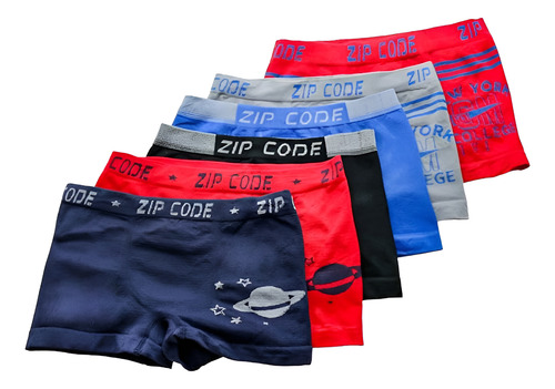 12 Pz Boxer Niño Mayoreo Niña Microfibra Calzon Infantil
