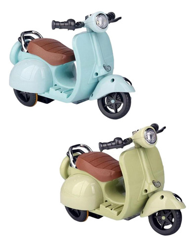 2 Piezas De Juguete Interactivo De Motocicleta Con Música Y