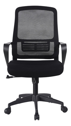 Silla De Oficina Gerencial En Malla Empire Negro