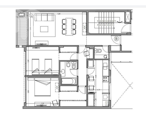 Imagen 6 de 30 de Venta Semipiso Barrio Norte La Plata