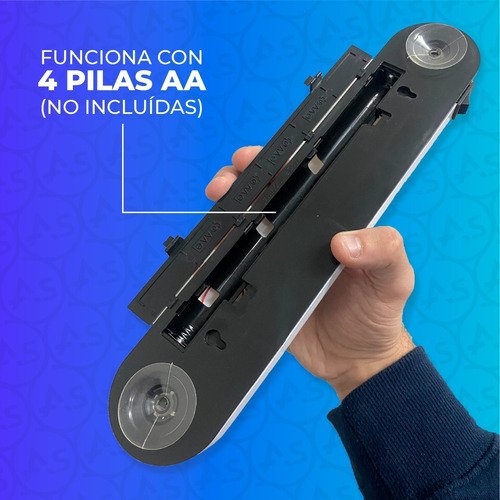 Imagen 5 de 10 de Aplique 4 Luces Led Blanco Lampara Para Espejo Camarin Baño