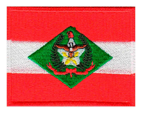 Patch Bordado - Bandeira Santa Catarina Bd50098-418