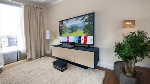 Rack Tv 70 Pulgadas Gold Maya