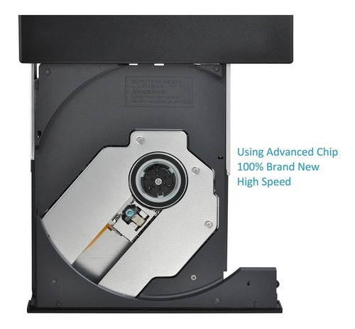 Imagen 4 de 6 de Externo Usb 2.0 Quemador De Cd Dvd Rw Quemador Lector Reprod
