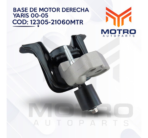 Base Motor Derecha Yaris 00-05