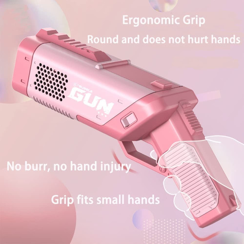 Pistola De Burbujas Para Niñas Rosa