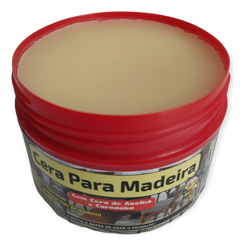 Cera Para Madeira Carnaúba E Abelha 250g Lustrar Brilhocor