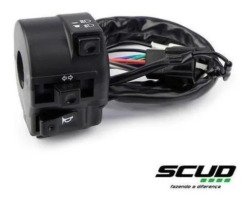 Imagem 2 de 2 de Chave Interruptor Seta Farol Buzina Falcon Até 2005 Scud