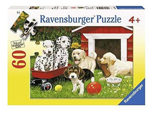 Ravensburger Puppy Party - Puzzle De 60 Piezas Para Niños - 