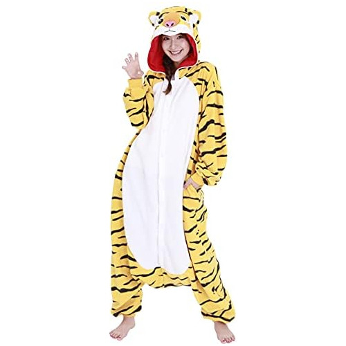 Disfraz De Tigre Kigurumi, Enterizo De Una Pieza Hallow...