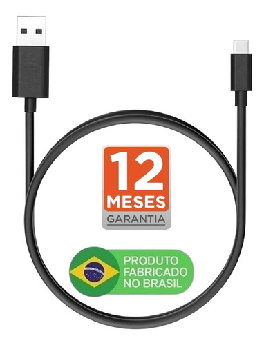 Plus Do Brasil Cabo Rápido Usb Tipo C 3A Para Samsung Motorola Xiaomi Apple Iphone 16 15 Pro Max Carplay Ps5 Premium Blindado Para Carregador e Dados Fabricado No Brasil