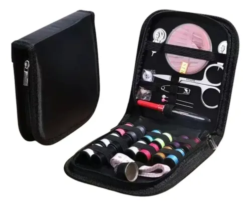 Ceju Estojo Mini Kit De Costura Para Viagem 24 Linhas Alfinetes Multi