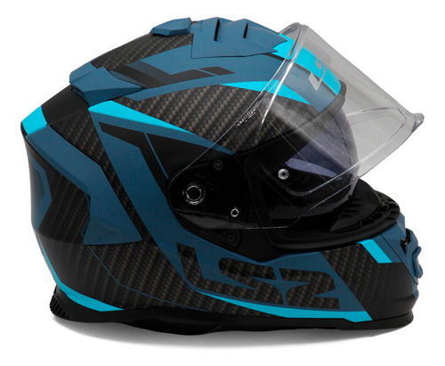 Casco Cerrado Storm 2 Racer Azul Ls2 Original Ff800 Ff 800