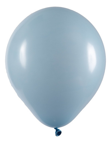 Balão Redondo Profissional Liso - Cores - 5 12cm - 50 Un. Cor Azul-claro