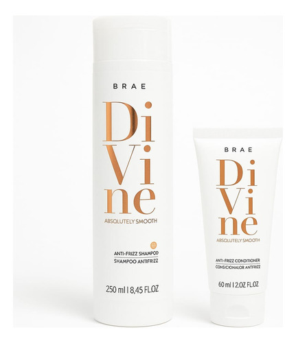 Braé Divine Absolutely Smooth Shampoo 250ml Condiciona 60 Ml