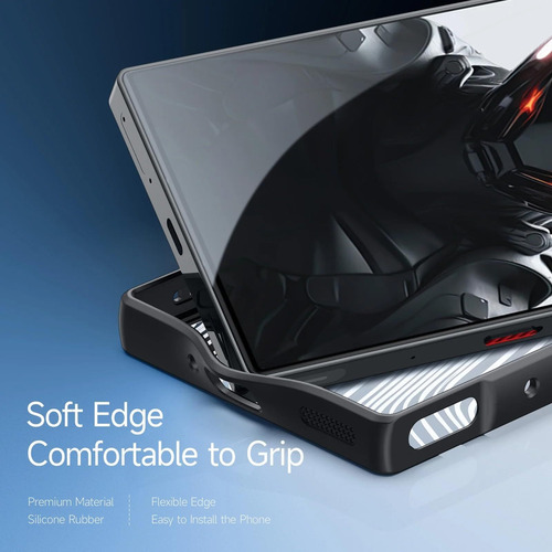 Paracapa Transparente Adequado Para Zte Nubia Red Magic 9 Pr