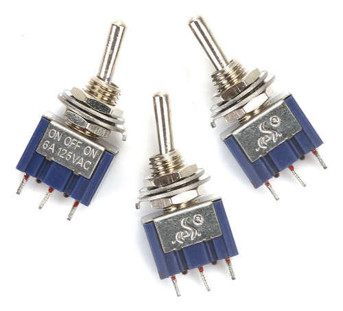 Interruptor De Palanca Spdt On-off-on De 3 Posiciones, 12 V/