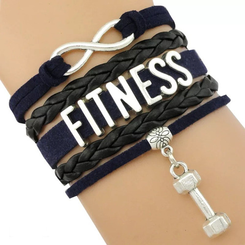 Pulsera Brazalete Love Infinito Fitness Pesas Deporte