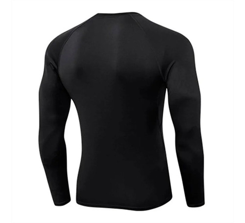 Remera Camiseta Térmica De Hombre Manga Larga Entrenamiento