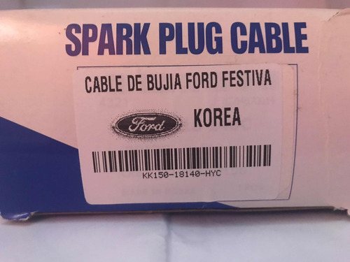 Cable De Bujía Ford Festiva / Turpial 1.3 Koreano