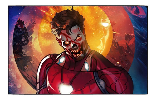 Cuadro De What If Iron Man Zombie Ch