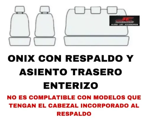 Promo!! Funda Cubre Asiento Para Prisma Corsa Onix