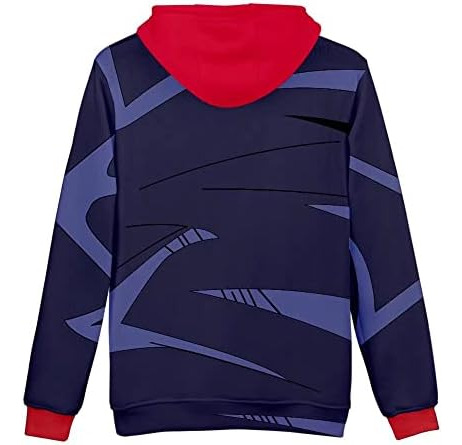 Chloblom Anime Cosplay Disfraz 3d Sudadera Con Capucha Color