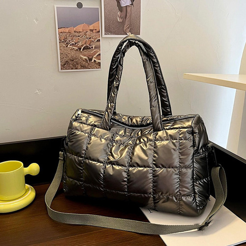 Bolso Bandolera Acolchado Para Mujer, Bolso Cruzado, Bolso