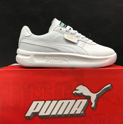 Tenis Puma California Clásicos Blancos, Zapatillas Hombre. | Mercado Libre