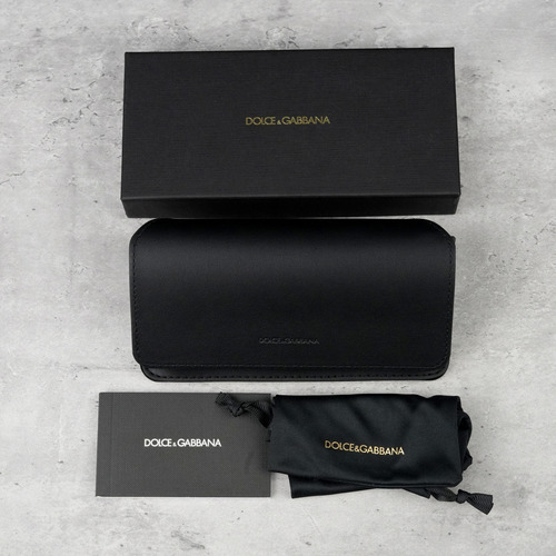 Lentes Solar Dolce & Gabbana Dg2305 Colores Lente Dark Grey Varilla 02/87 Gold Armazón 02/87 Gold