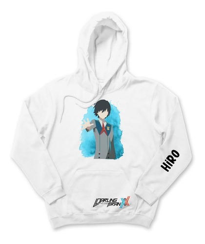 Sudadera Hoodie Darling In The Franxx Hiro Anime Unisex 