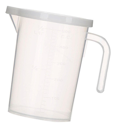 Para Vaso De Precipitados De Plástico Con Asa 500 Ml