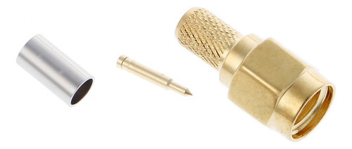 Conector Coaxial Rf Macho Sma Para Rg8 Rg142 Rg400