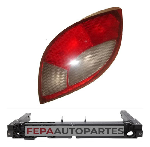 Mica Faro Giro Trasero Ford Ka 97 / 01 Fume