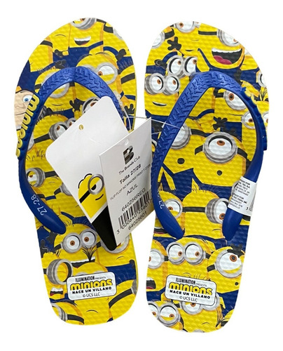 Flip Flop - Hawaianas Minions - Talla 27/28