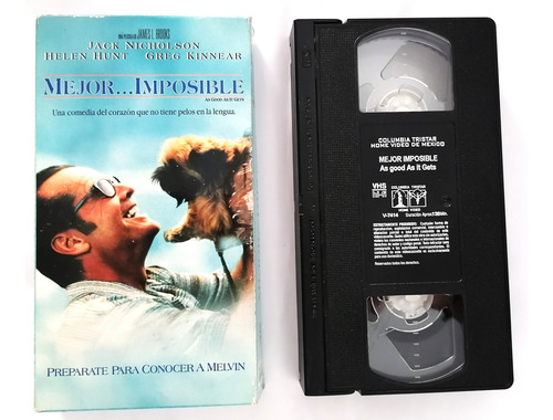 Mejor Imposible Pelicula Formato Vhs 1997 Jack Nicholson (Usado)