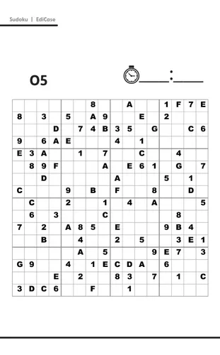 Sudoku 16x16 - Difícil 