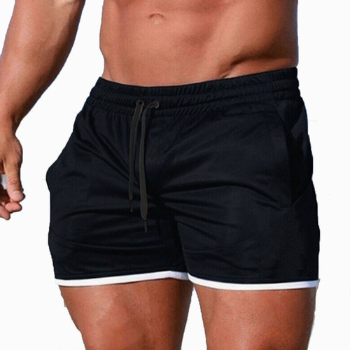 Gym Short Deportivo Hombre Elástico Ajuste Perfecto Moda