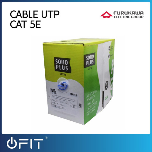Imagen 2 de 8 de Cable Utp Furukawa Soho 305m Cat 5e Interior 100% Cobre