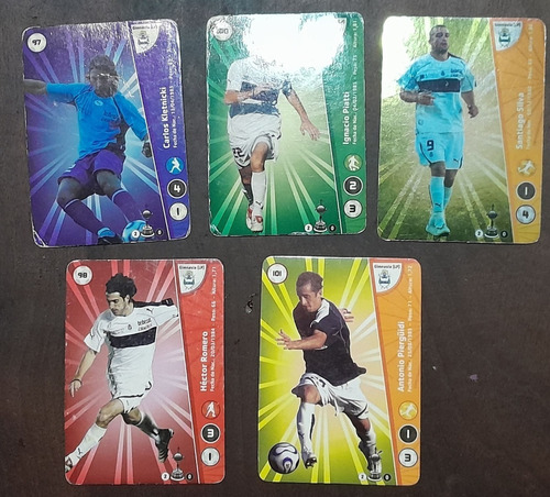 5 Figus Champion Cards Gimnasia ** Clausura 2007  ** 