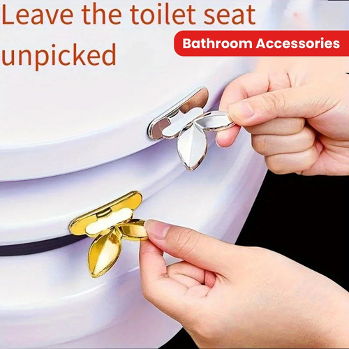 2pcs Toilet Seat Lifters, Reducing Contact With Dirt And