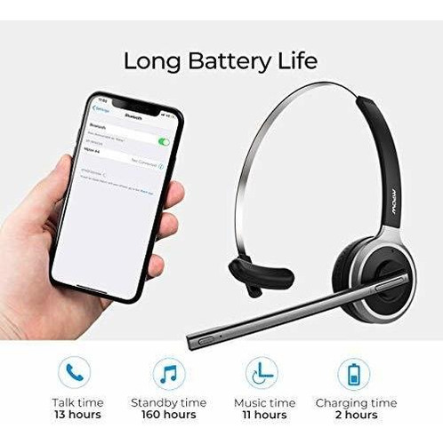 Mpow Audífonos Bluetooth Para Camioneta, Manos Libres Con