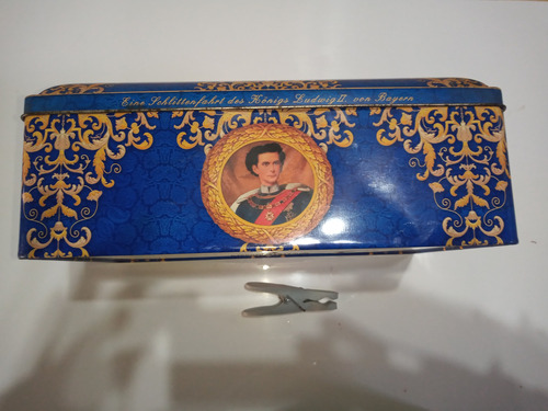 Antigua Lata Alemana Galletitas De Mantequilla - C 1950 (Usado)