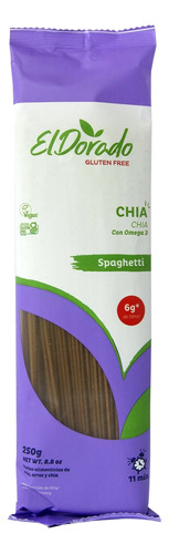 El Dorado - Spaghetti 10% Harina De Chia Gluten Free 250 Gr 