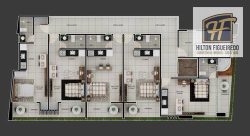 Imagem 27 de 30 de Flat À Venda, 30 M² Por R$ 331.599,81 - Jardim Oceania - João Pessoa/pb - Fl0075