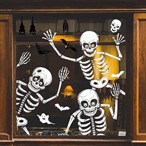 70 Piezas De Halloween Ventana Se Aferra Halloween Ventana P